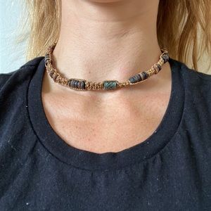 Hemp beaded necklace